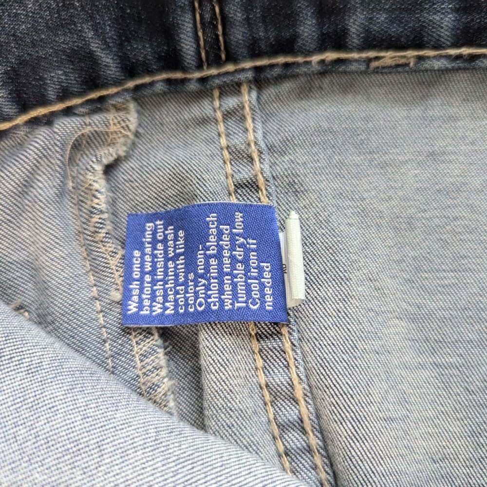 NWT Upcycled Handmade Denim Womans Jacket Apt.9 Small Distress - Picture 6 of 9